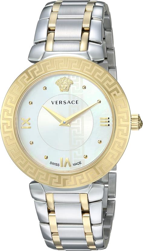 two tone versace watch|where are versace watches made.